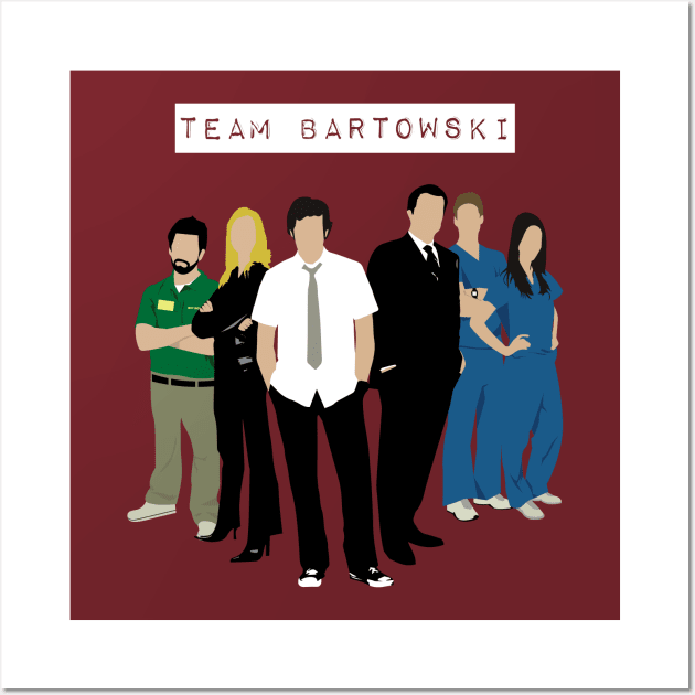 Team Bartowski v2 Wall Art by insidethetardis